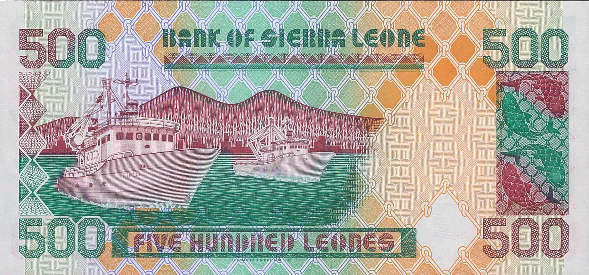 Sierra Leone 500 1998 UNC P-23/b